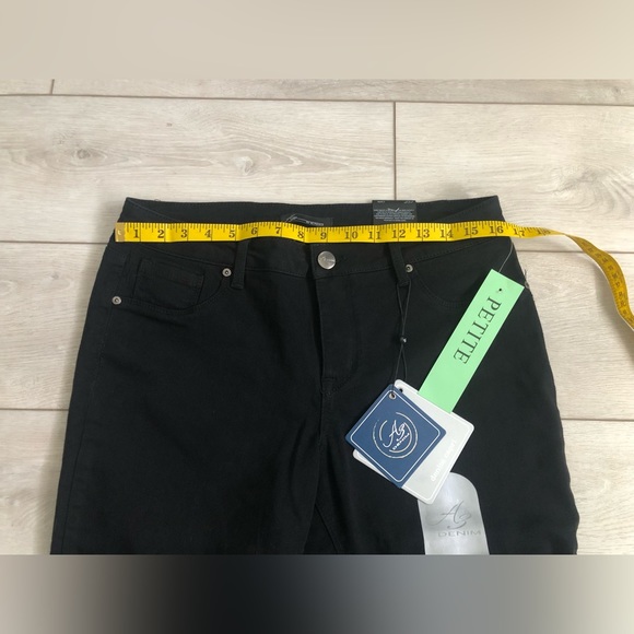 NWT A3 Denim Black Capris Size 14P - Picture 7 of 11